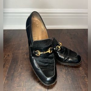 Vintage Gucci horsebit loafers